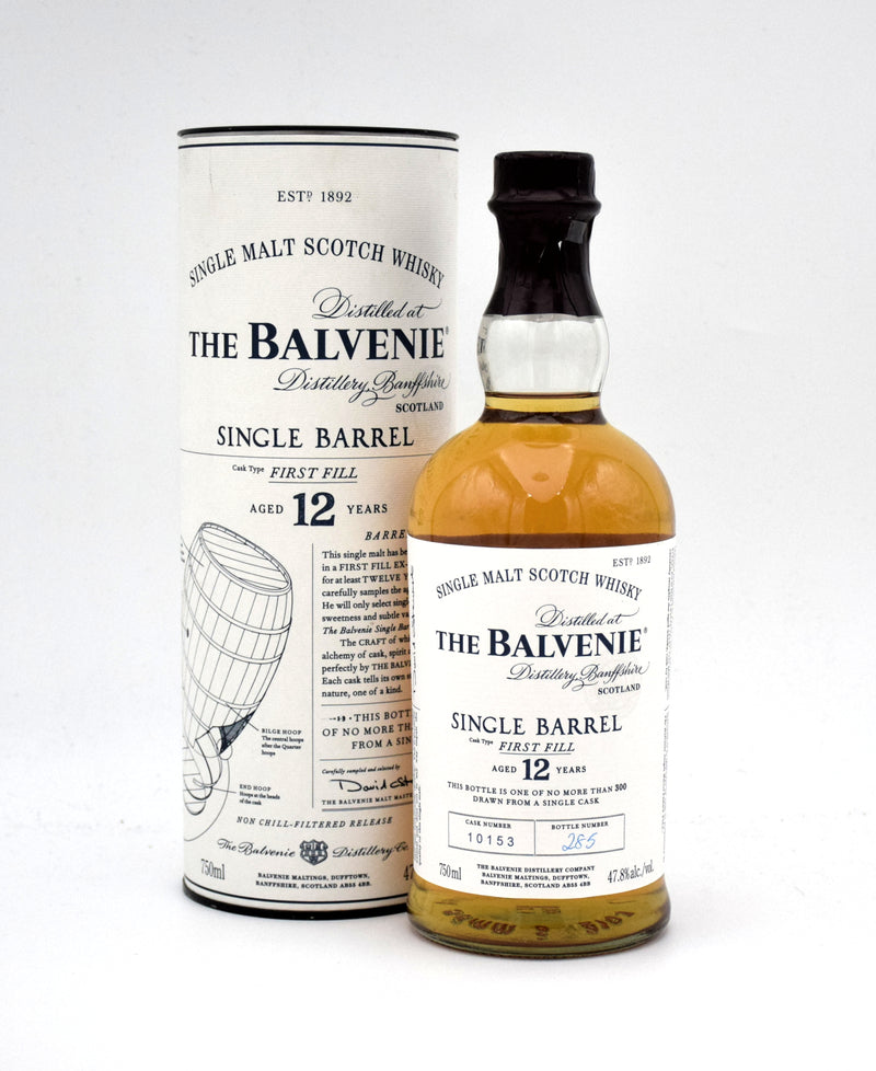 Balvenie 12 Year Single Barrel Single Malt Scotch