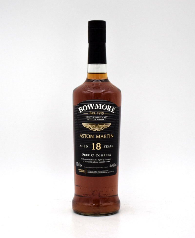Bowmore Aston Martin 'Deep and Complex' 18 Year Single Malt Scotch