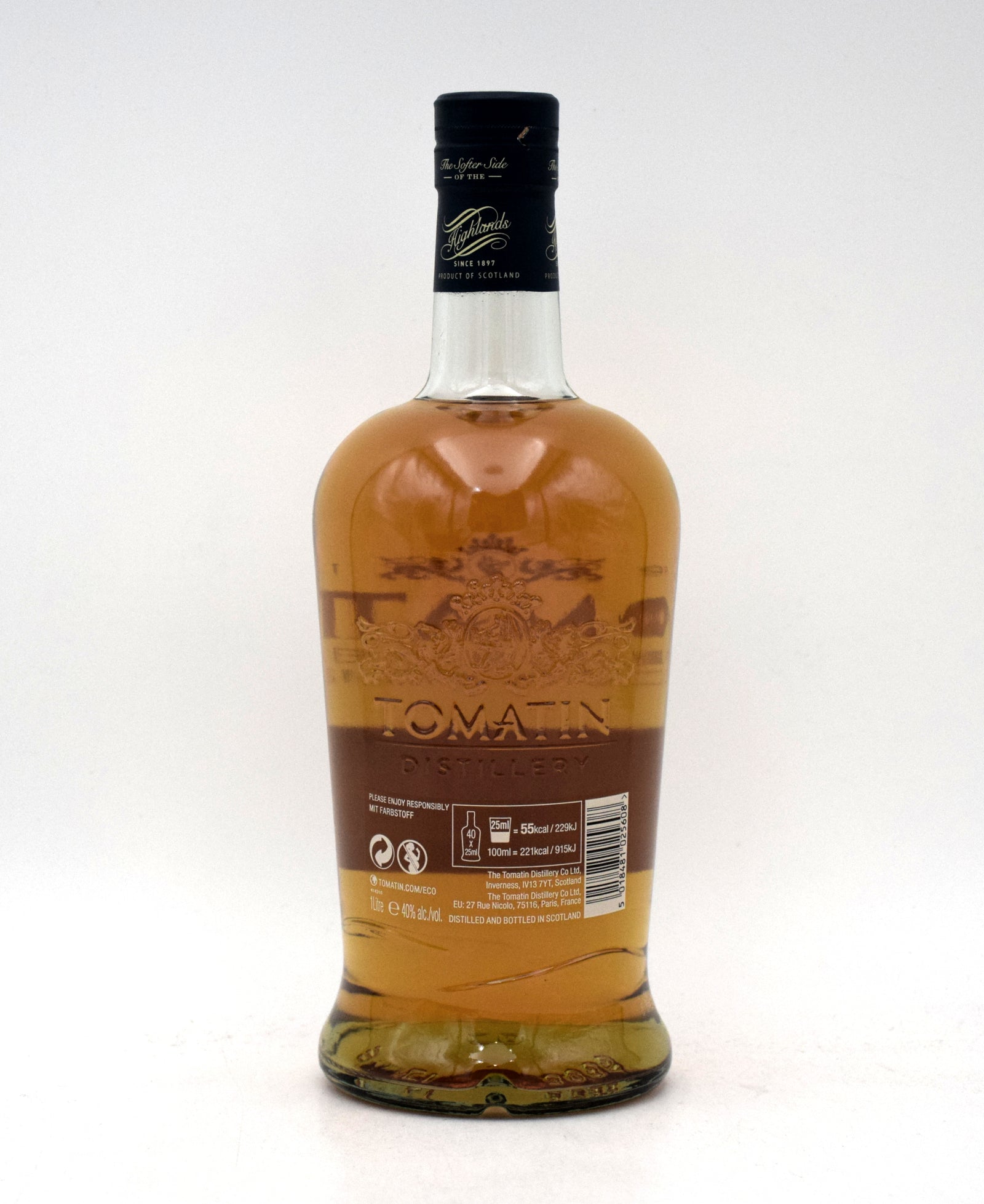 Tomatin 8 Year Bourbon & Sherry Casks Travel Exclusive Single Malt