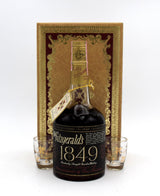 1849 Old Fitzgerald 8 Year Old 'Velvet Gift Set with Glasses' - 1972 Vintage