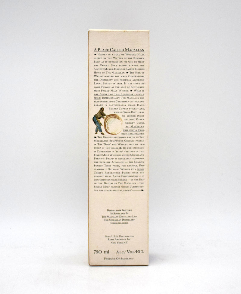 Macallan 18 Year Sherry Oak Scotch Whisky (Distilled in 1977)