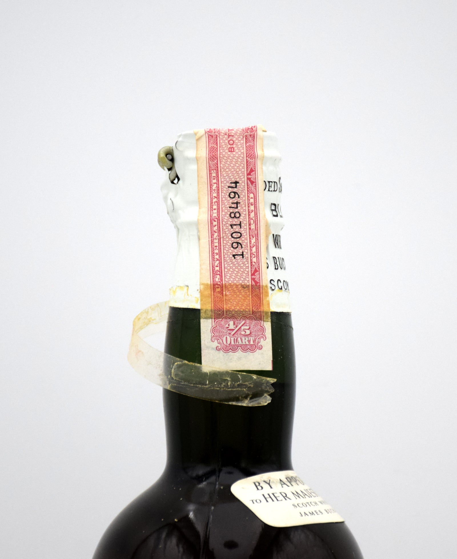 James Buchanan's 'Black & White' Blended Scotch (1950's Bottling