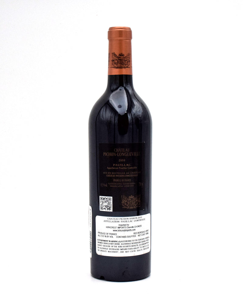 2010 Chateau Pichon-Longueville au Baron de Pichon-Longueville