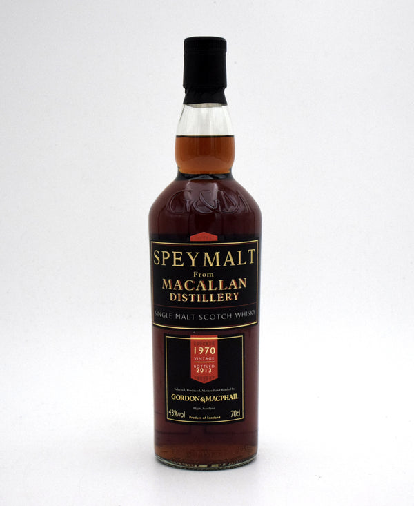 Speymalt Gordon & Macphail 'Macallan' 43 Year Single Malt Scotch Whisky (1970 Release)