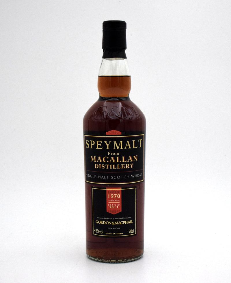 Speymalt Gordon & Macphail 'Macallan' 43 Year Single Malt Scotch Whisky (1970 Release)