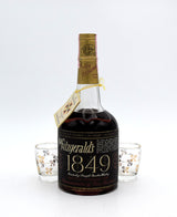 1849 Old Fitzgerald 8 Year Old 'Velvet Gift Set with Glasses' - 1972 Vintage
