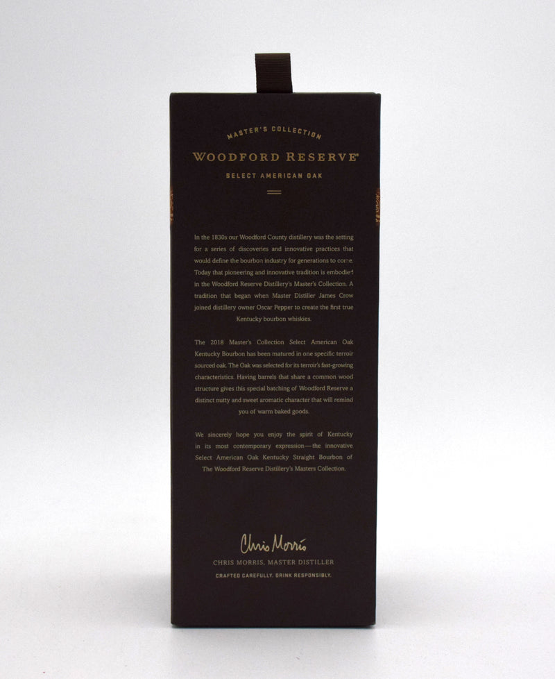 Woodford Reserve Master's Collection 'Select American Oak' (Limited Release With Box)