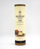 Macallan 18 Year Sherry Oak Scotch Whisky (Distilled in 1982)