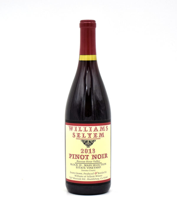 2013 Williams Selyem Mass Selection Estate Vineyard Block 10 Pinot Noir