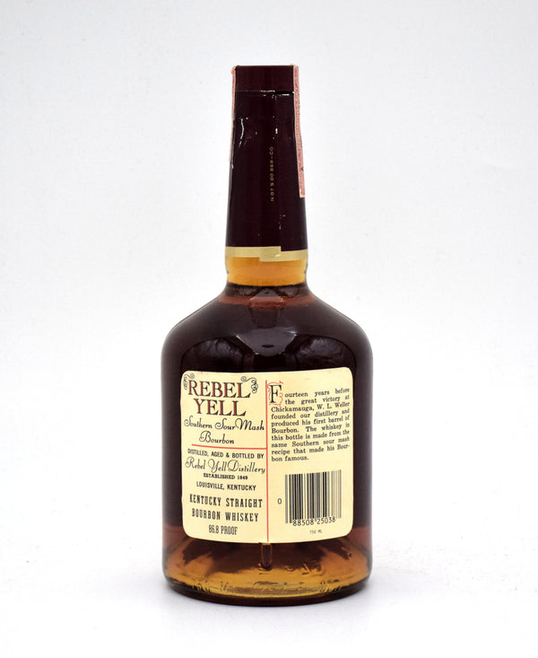 Rebel Yell 'Southern Sour Mash' Bourbon (1984 Release, 86.8 Proof)