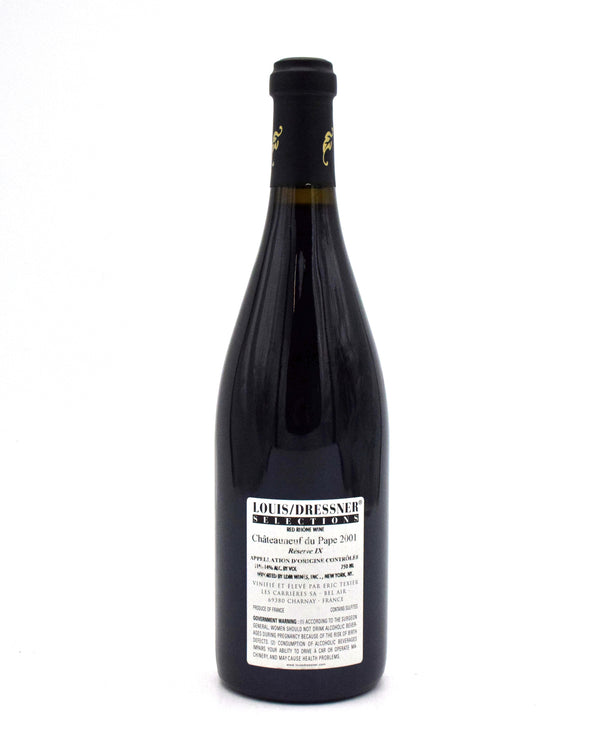 2001 Eric Texier Chateauneuf-du-Pape Reserve Improbable IX