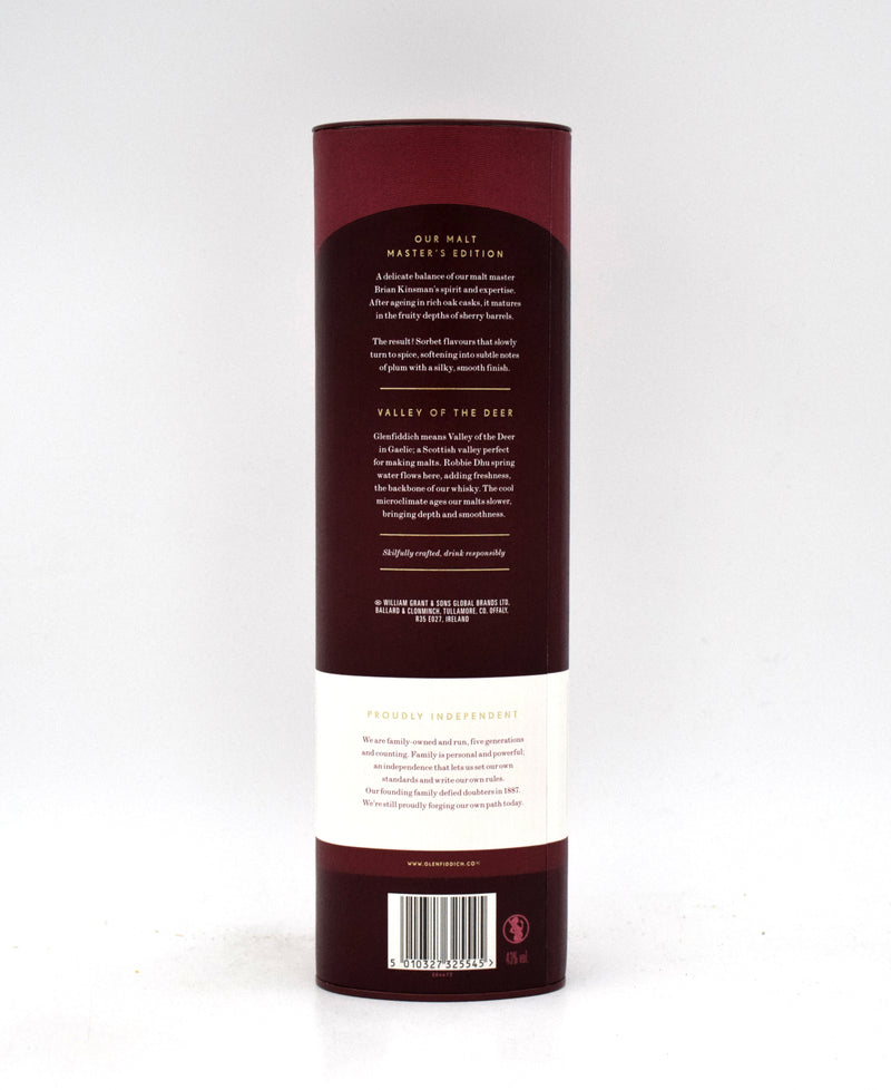 Glenfiddich Malt Master's Edition 'Sherry Cask FInish' Single Malt Scotch