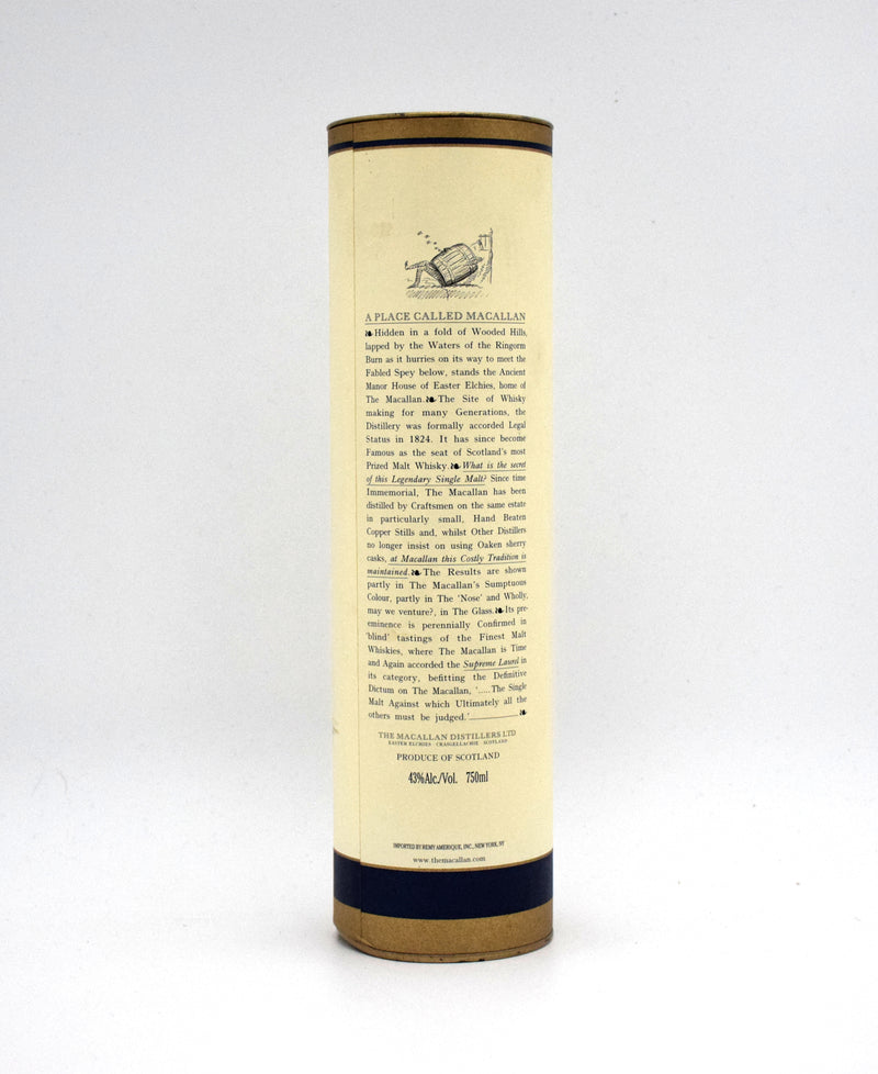 Macallan 18 Year Sherry Oak Scotch Whisky (Distilled in 1982)