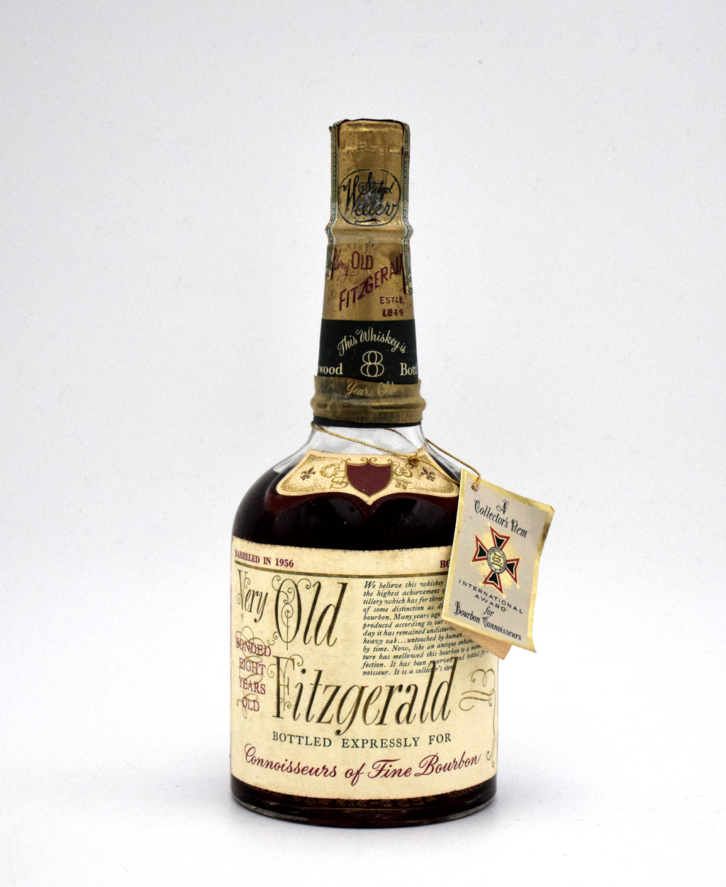Very Old Fitzgerald 'Bottled in Bond' 8 Year Old Bourbon - 1956