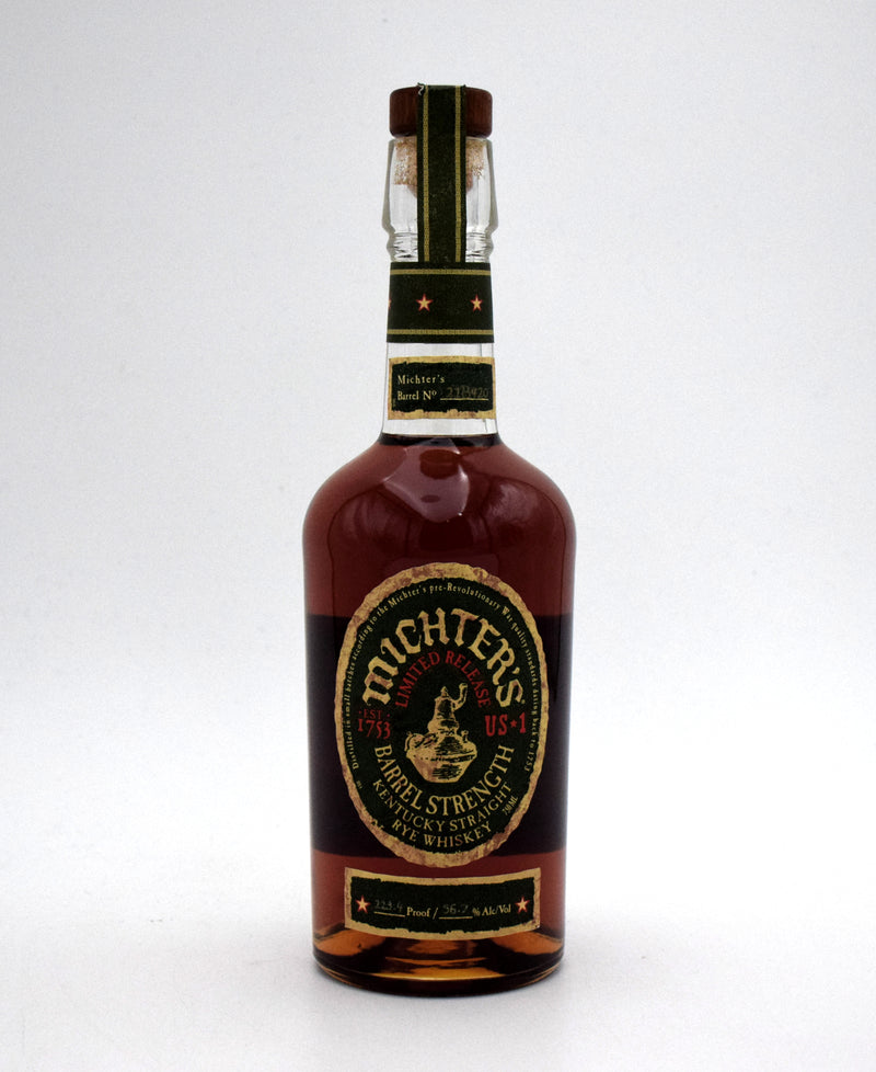 Michter's US-1 Barrel Strength Rye (2021 Release)