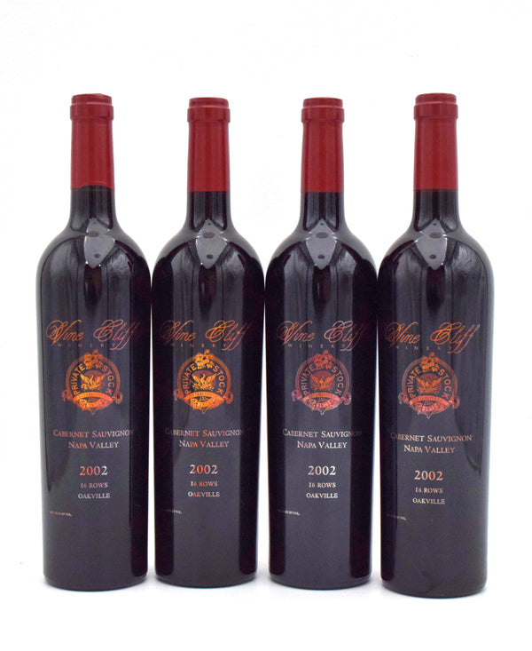 2002 Vine Cliff Winery Private Stock 16 Rows Cabernet Sauvignon