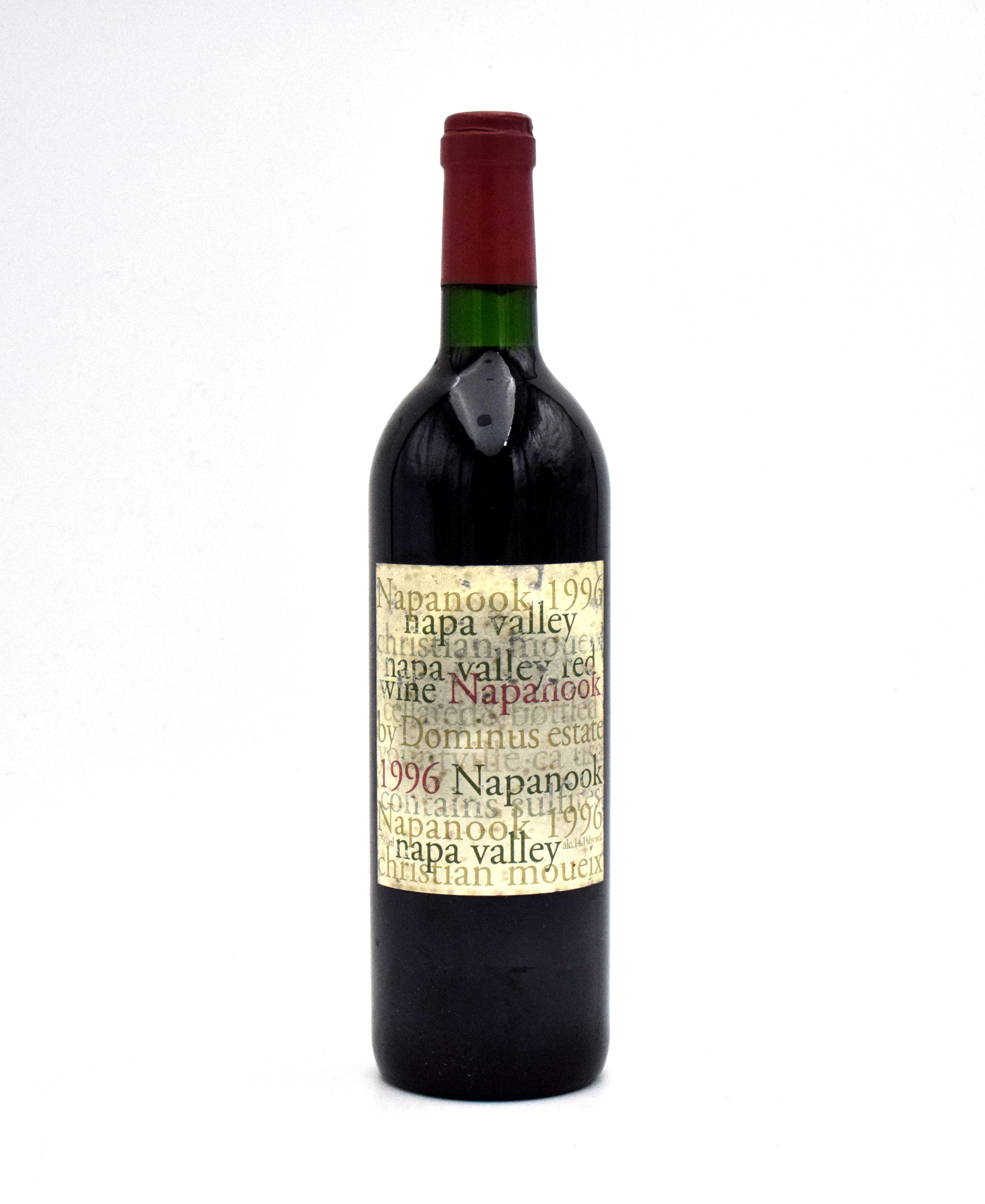 Dominus Rear Label 1996 Dominus Estate Napanook (Scuffed Label) – FineLiquors