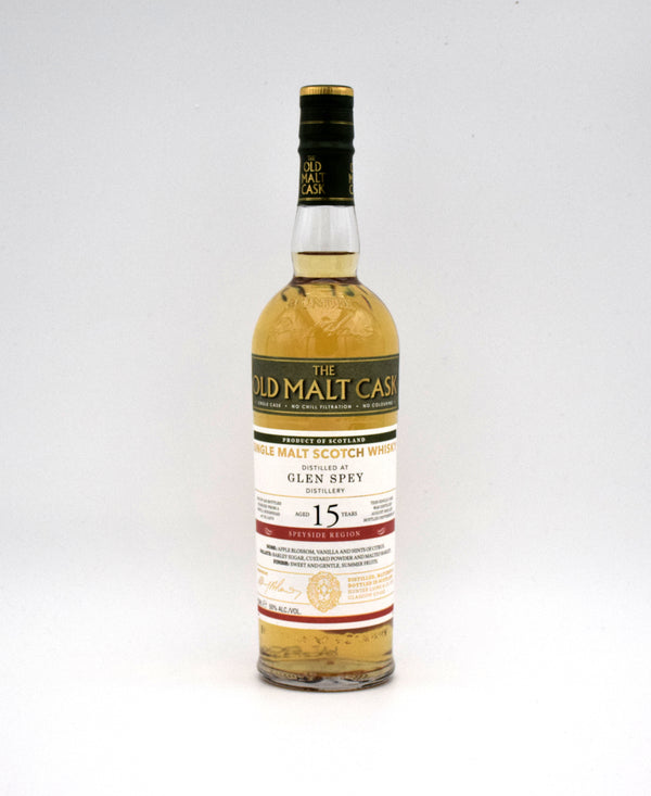 Glen Spey 'The Old Malt Cask' 15 Year Old Single Malt Scotch Whisky (2002 Release)