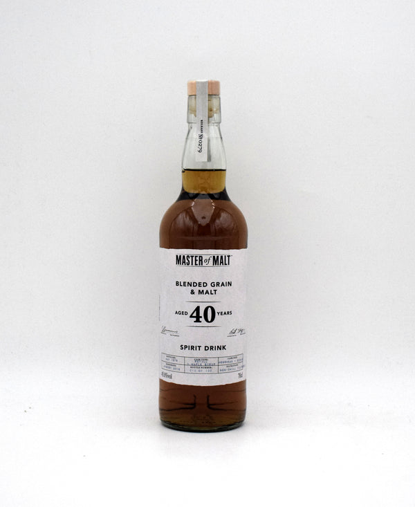 Master of Malt 40 Year Blended Grain & Malt Spirit (1978 Release)