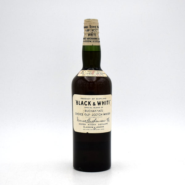 James Buchanan's 'Black & White' Blended Scotch - European Market