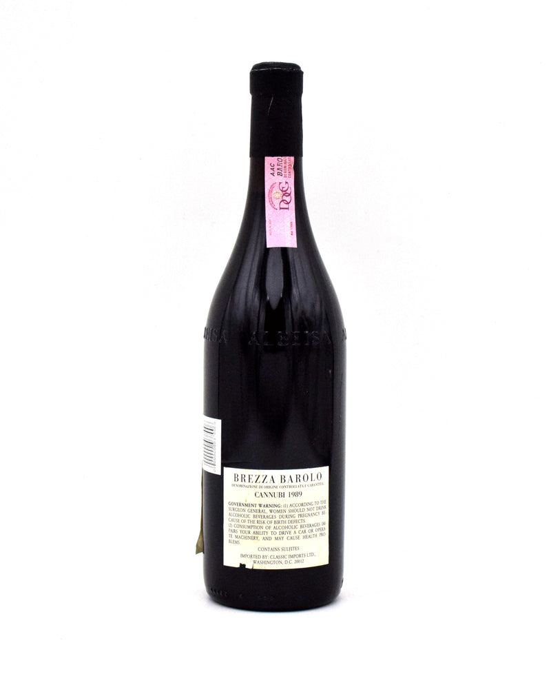 1989 Brezza Barolo Cannubi