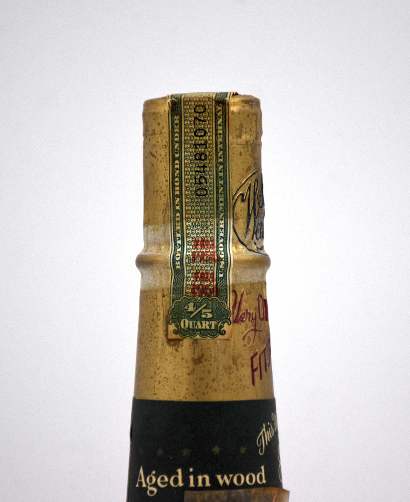Very Old Fitzgerald 'Bottled in Bond' 8 Year Bourbon (1956 Release)