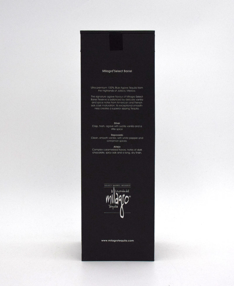 Milagro 'Select Barrel Reserve' Silver Tequila