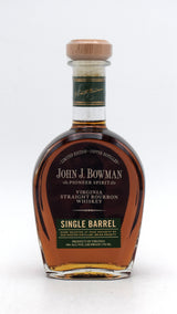John J. Bowman Single Barrel Bourbon - 100 Proof, Newer Bottling
