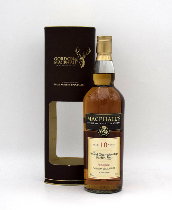 Gordon & MacPhail 'MacPhail's' 10 Year Single Malt Scotch (World Championship Scotch Pie Edition)