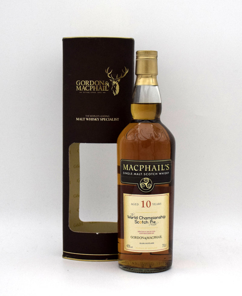 Gordon & MacPhail 'MacPhail's' 10 Year Single Malt Scotch (World Championship Scotch Pie Edition)