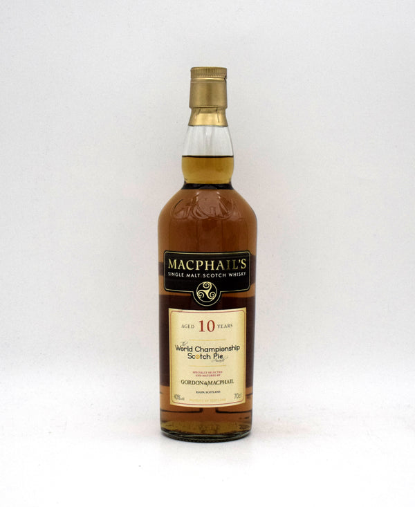 Gordon & MacPhail 'MacPhail's' 10 Year Single Malt Scotch (World Championship Scotch Pie Edition)