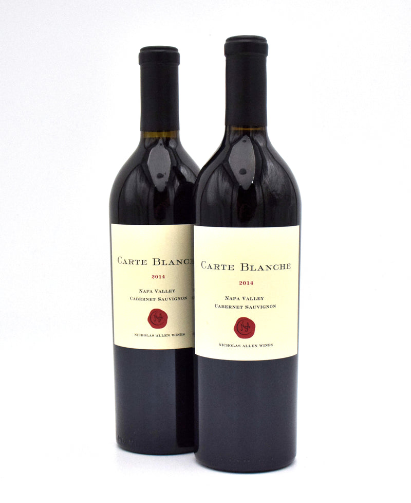 2014 Nicholas Allen Wines Carte Blanche Cabernet Sauvignon