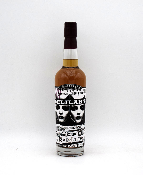 Compass Box 'Delilah's XXV' American Oak & Sherry Cask Aged Blended Scotch Whisky
