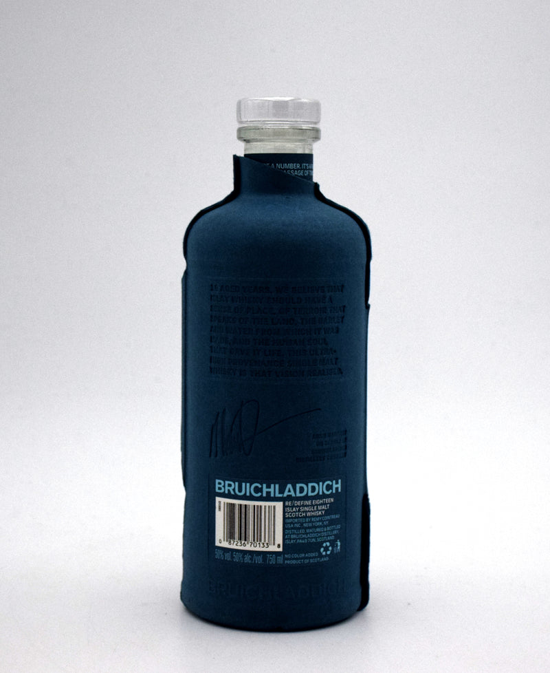 Bruichladdich 18 Year 'Re/Define Eighteen' Islay Single Malt Scotch