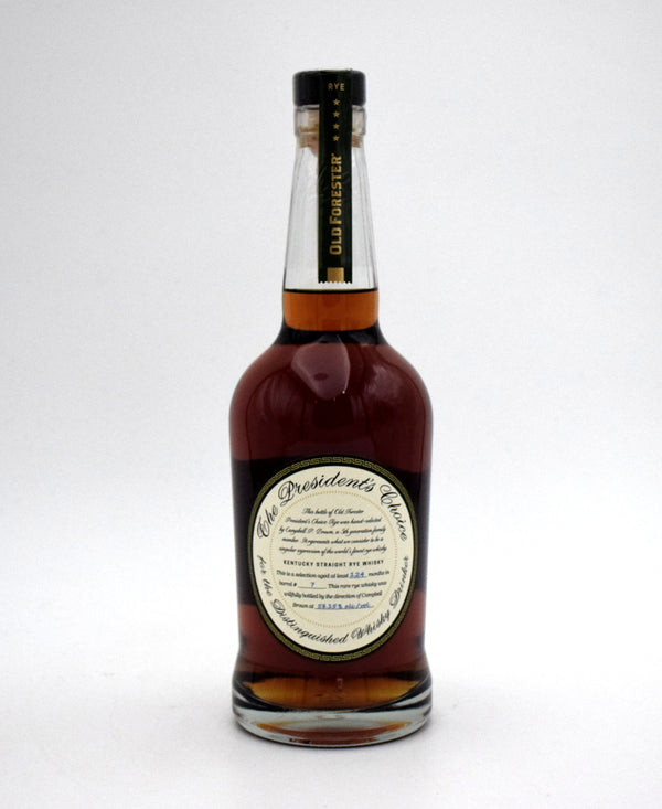Old Forester 'The President's Choice' Kentucky Straight Rye Whiskey