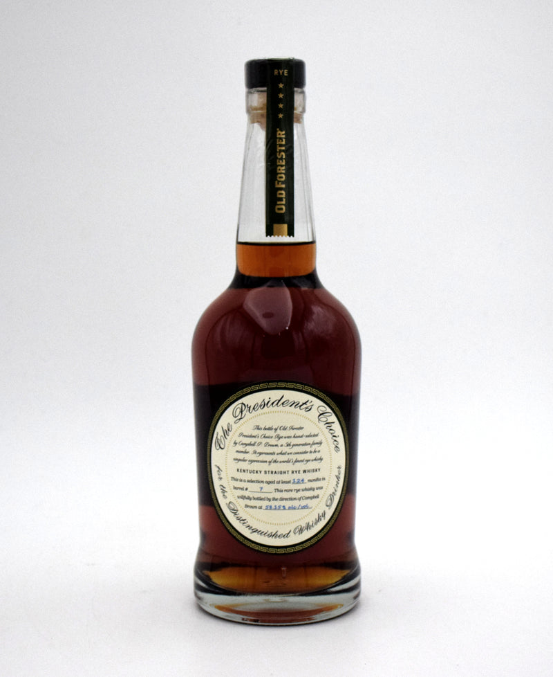 Old Forester 'The President's Choice' Kentucky Straight Rye Whiskey
