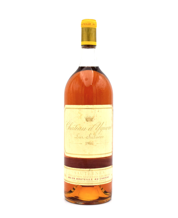1986 Chateau d'Yquem 1.5L (Stained Label)