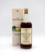 Macallan 12 Year Sherry Oak Scotch Whisky (1.13L, 1980's Release)