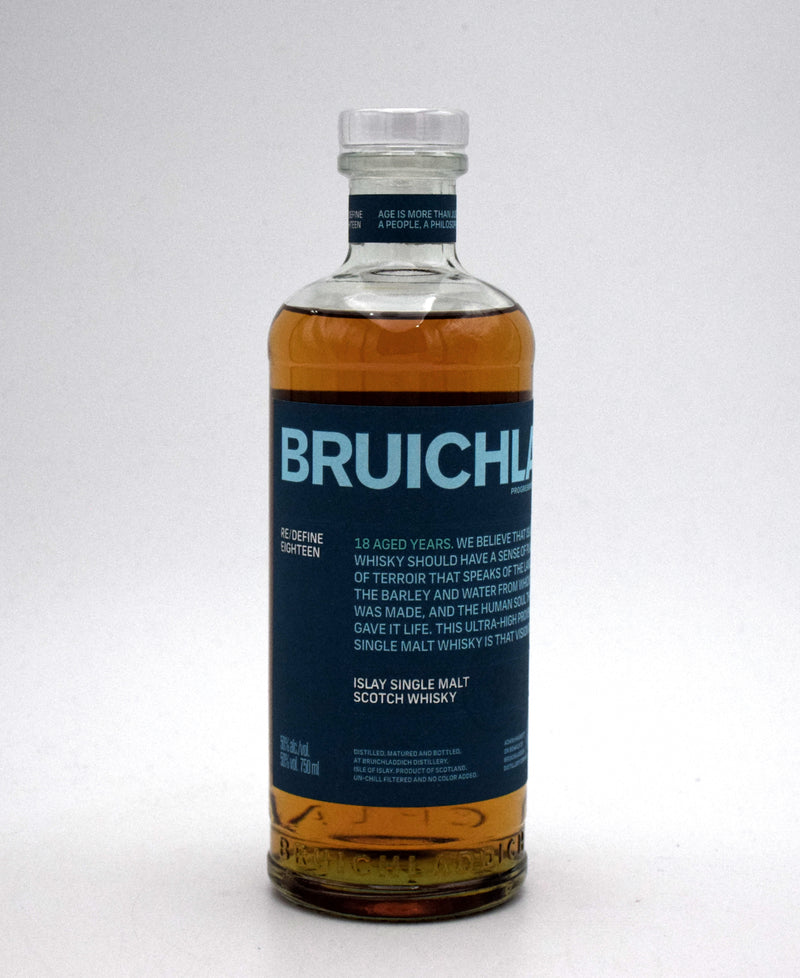 Bruichladdich 18 Year 'Re/Define Eighteen' Islay Single Malt Scotch