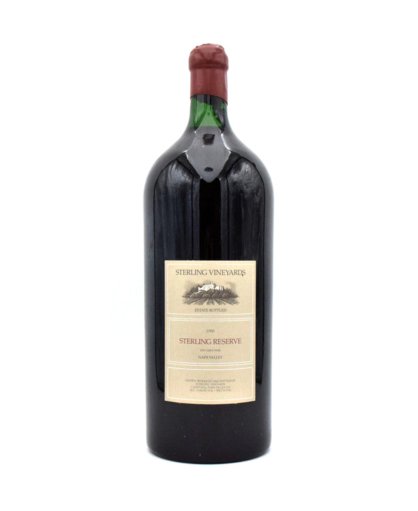 1986 Sterling Vineyards Reserve Red (6L, Chipped Wax)