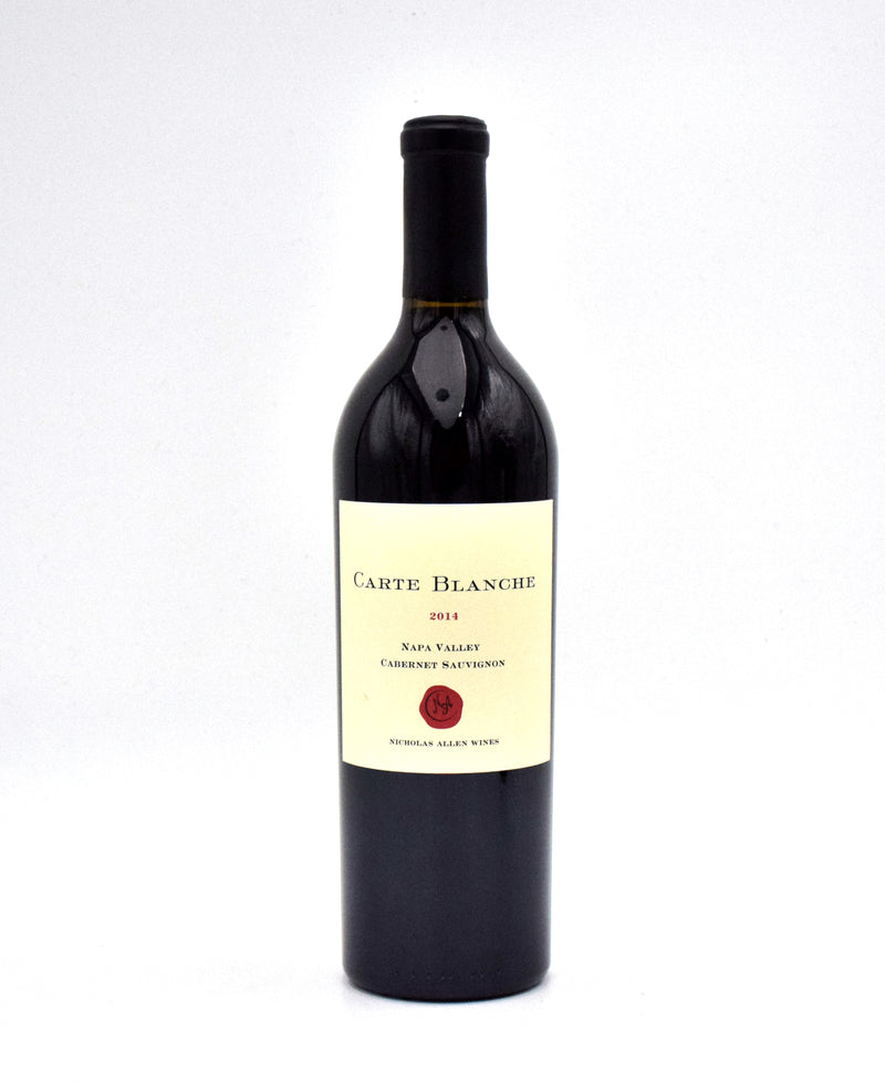 2014 Nicholas Allen Wines Carte Blanche Cabernet Sauvignon