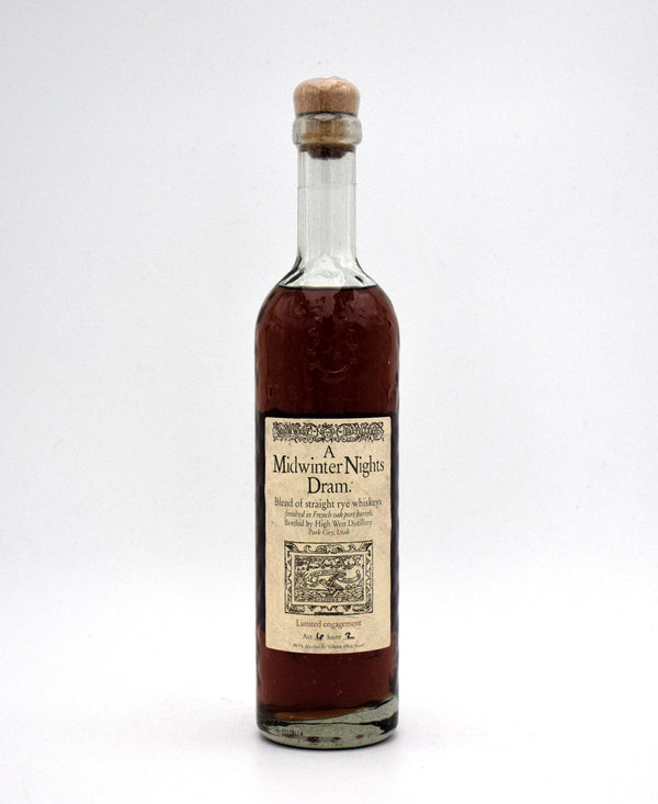 High West A Midwinter Nights Dram Rye Whiskey Act 6 Scene 2