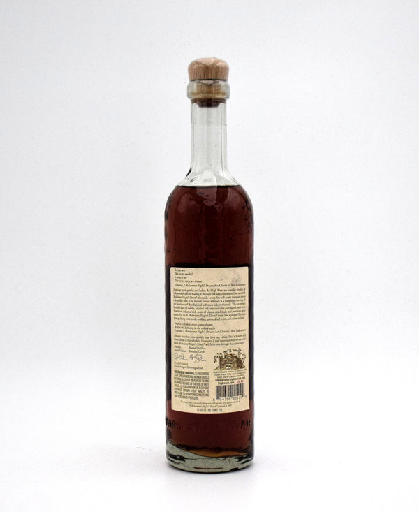 High West A Midwinter Nights Dram Rye Whiskey Act 6 Scene 2