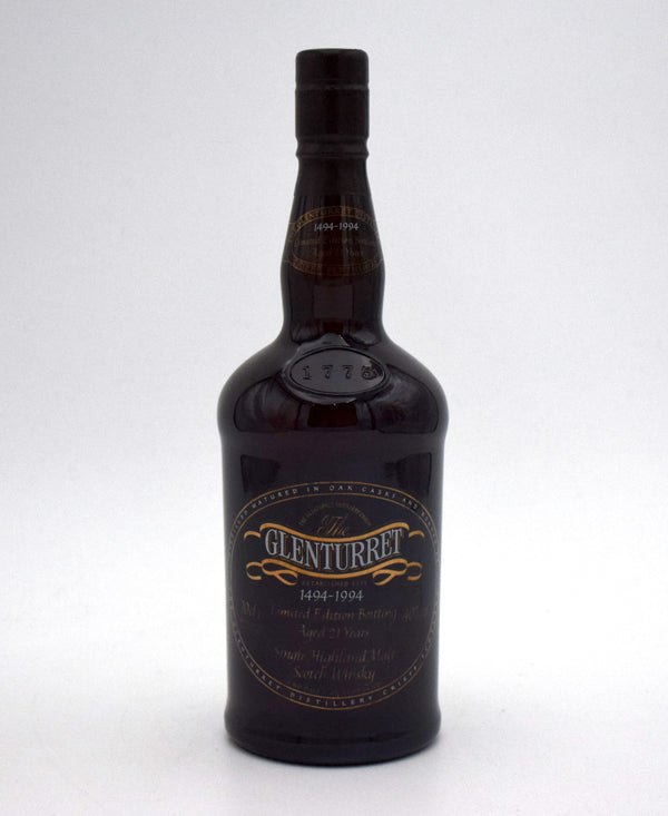Glenturret '1494-1994' 21 Year Limited Edition Bottling Single Malt Scotch (No Box)