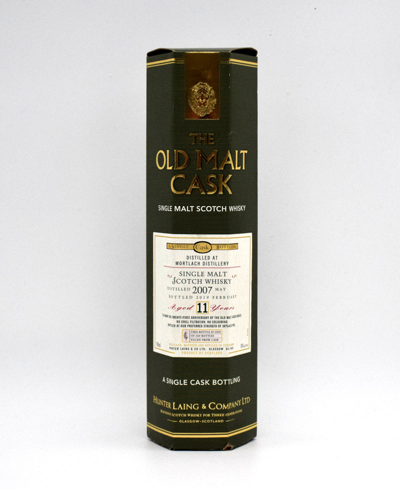 Mortlach 'The Old Malt Cask' 11 Year Old Single Malt Scotch Whisky (2007 Release, 21st Anniversary)