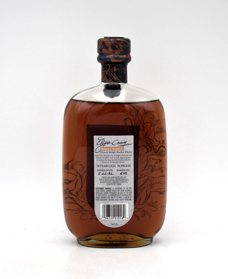 Elijah Craig 18 Year Single Barrel Bourbon (1982 Release)