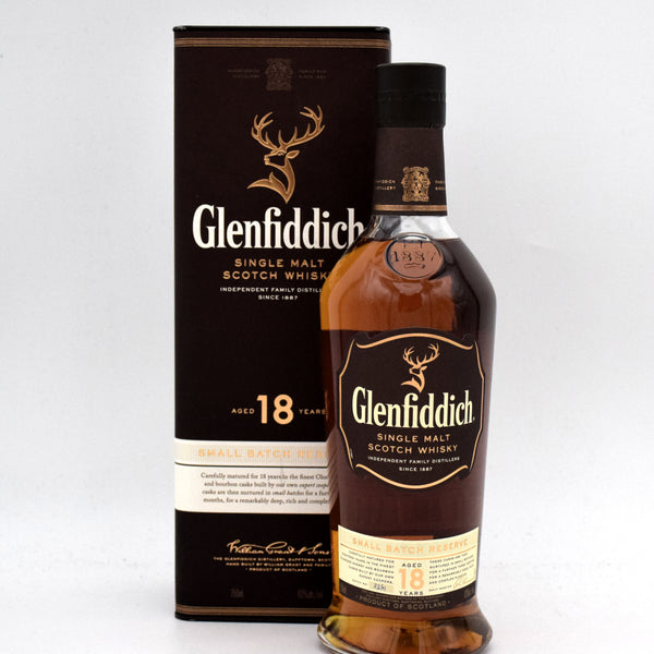 Glenfiddich 18 Year 'Small Batch Reserve' Single Malt Scotch