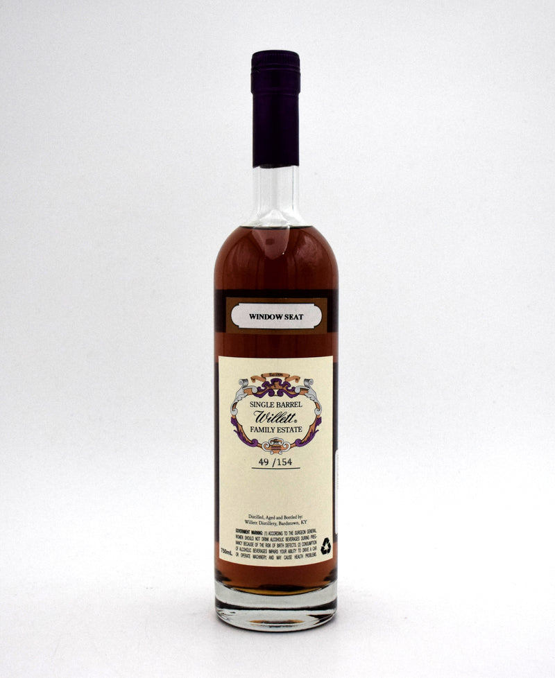 Willett Family Estate 9 Year Bourbon Barrel Number 4238 (Window Seat)