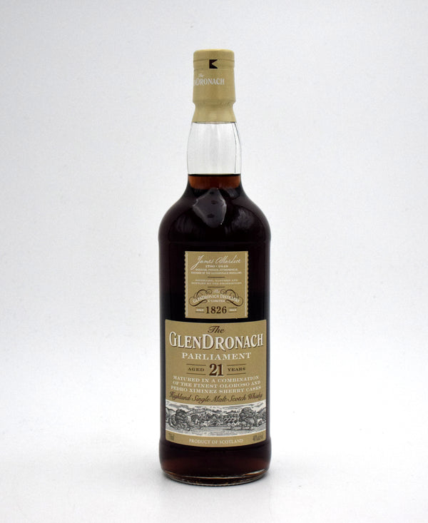 Glendronach Parliament 21 Year Single Malt Scotch