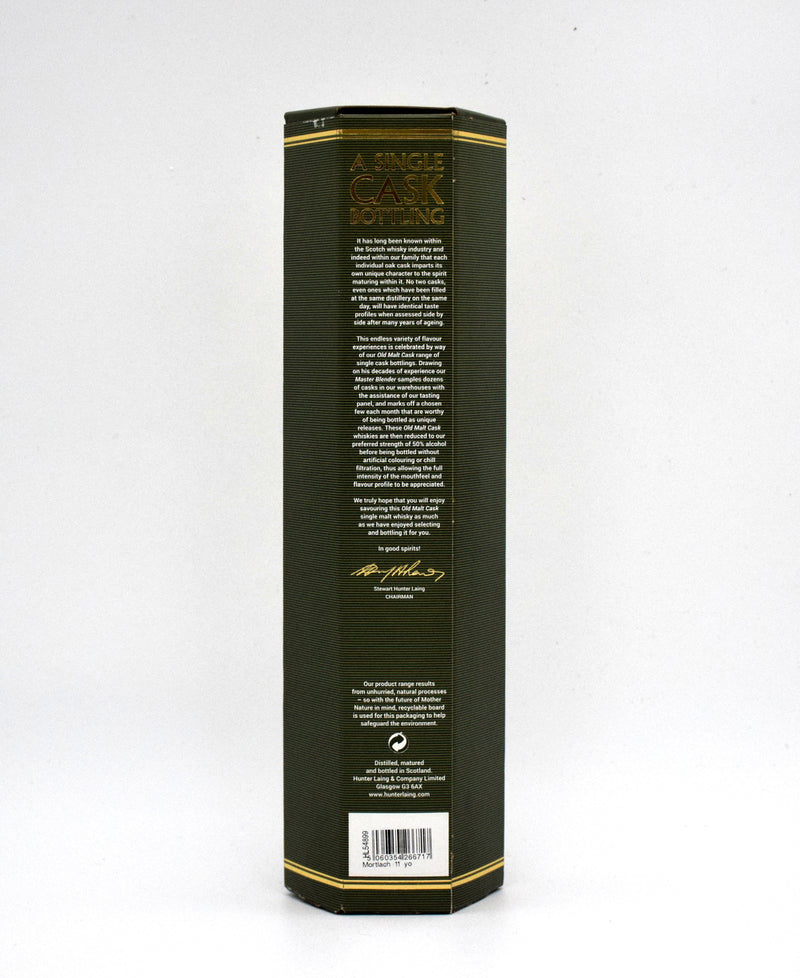 Mortlach 'The Old Malt Cask' 11 Year Old Single Malt Scotch Whisky (2007 Release, 21st Anniversary)